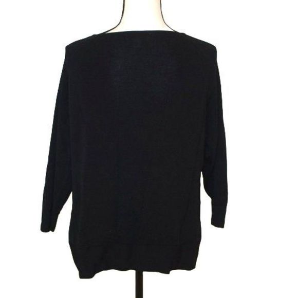 Cold Water Creek Black V-Neck Sweater Size XL‎ - Picture 4 of 4